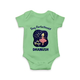 Pisces Dreamy Fish Zodiac Printed Baby Romper - GREEN - New Born (Chest 14")