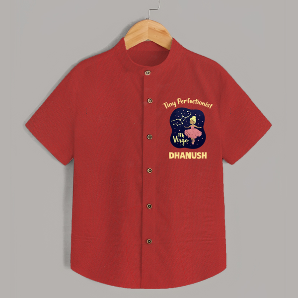 Pisces Dreamy Fish Zodiac Printed Baby shirt - RED - 0 - 6 Months Old (Chest 23")
