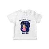 Libra Cute Balance Zodiac Printed Baby T shirt  - WHITE - 0-5 Months Old (Chest 17")