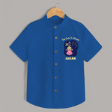 Libra Cute Balance Zodiac Printed Baby shirt - COBALT BLUE - 0 - 6 Months Old (Chest 23")
