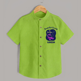 Scorpio Mini Warrior Zodiac Printed Baby shirt - LIME GREEN - 0 - 6 Months Old (Chest 23")
