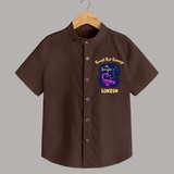 Scorpio Mini Warrior Zodiac Printed Baby shirt - CHOCOLATE BROWN - 0 - 6 Months Old (Chest 23")