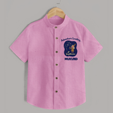 Capricorn Future Leader Zodiac Printed Baby shirt - BABY PINK - 0 - 6 Months Old (Chest 23")