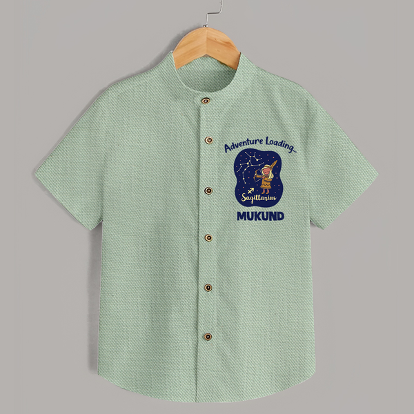 Capricorn Future Leader Zodiac Printed Baby shirt - MINT GREEN - 0 - 6 Months Old (Chest 23")
