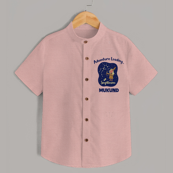 Capricorn Future Leader Zodiac Printed Baby shirt - PEACH - 0 - 6 Months Old (Chest 23")