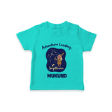 Capricorn Future Leader Zodiac Printed Baby T shirt  - TEAL - 0-5 Months Old (Chest 17")