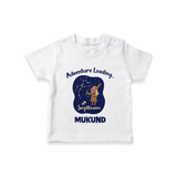 Capricorn Future Leader Zodiac Printed Baby T shirt  - WHITE - 0-5 Months Old (Chest 17")