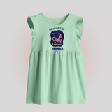 Aquarius Unique Soul Zodiac Printed  Baby Frock - MINT GREEN - 0 - 3 Months Old (Chest 17")