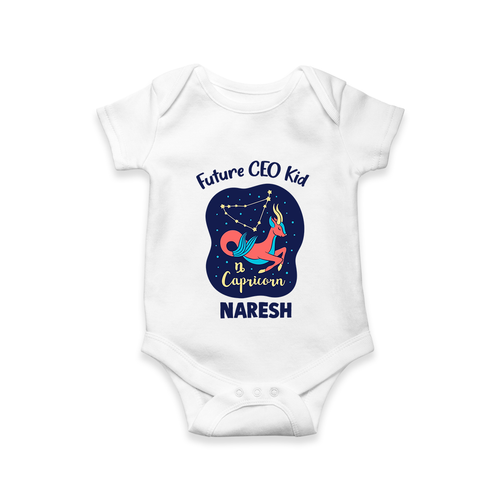 Capricorn Unique Soul Zodiac Printed Baby Romper