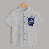 Cancer Cuddle Star Zodiac Printed Baby shirt - GREY - 0 - 6 Months Old (Chest 23")