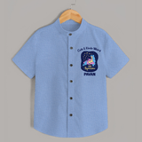 Cancer Cuddle Star Zodiac Printed Baby shirt - SKY BLUE - 0 - 6 Months Old (Chest 23")