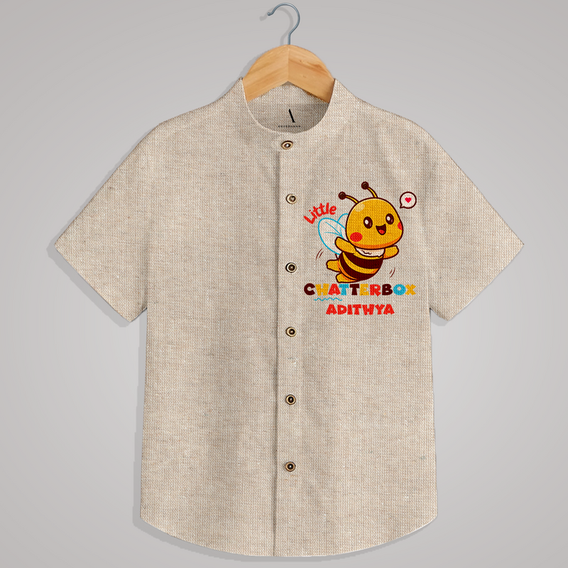 "CHATTERBOX "- Quirky Casual shirt with customised name