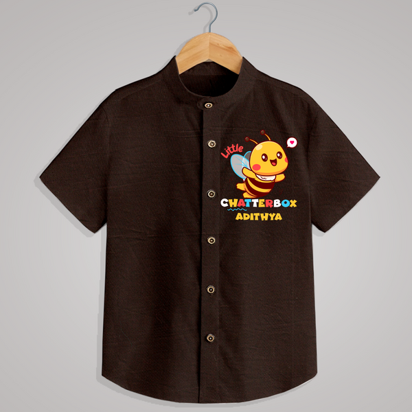 "CHATTERBOX "- Quirky Casual shirt with customised name