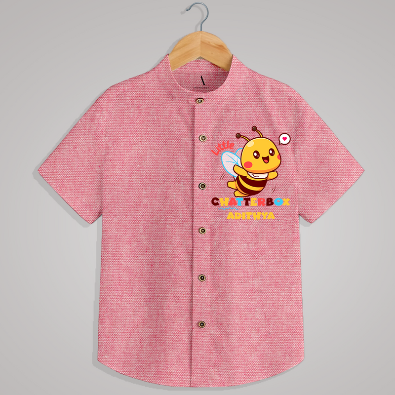 "CHATTERBOX "- Quirky Casual shirt with customised name