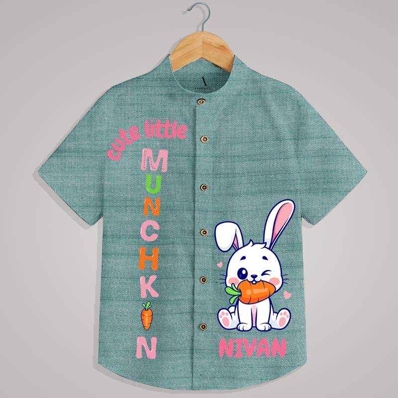 "Cute little munchkin" - Quirky Casual shirt with customised name