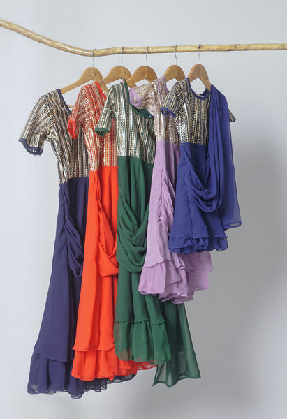 Girls Party Wear Twinning Dresses