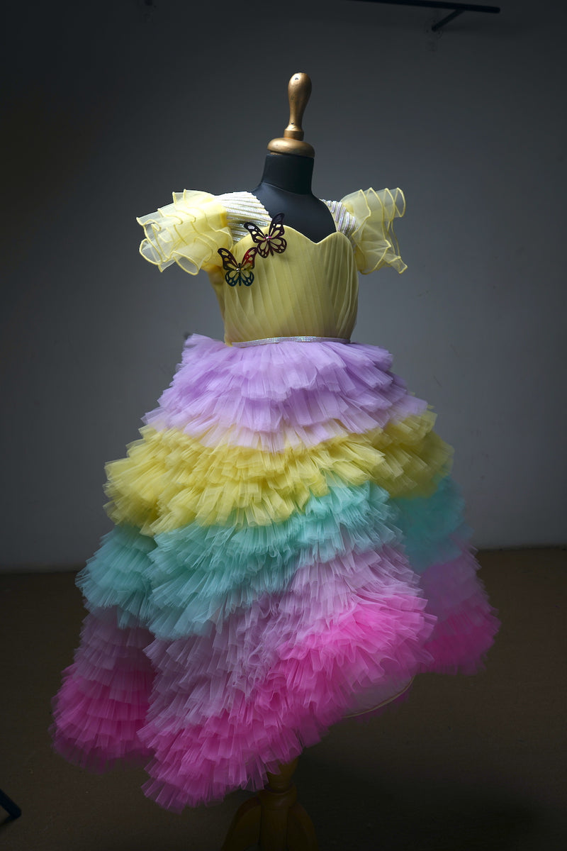 Fairy Tale Yellow Baby Dress
