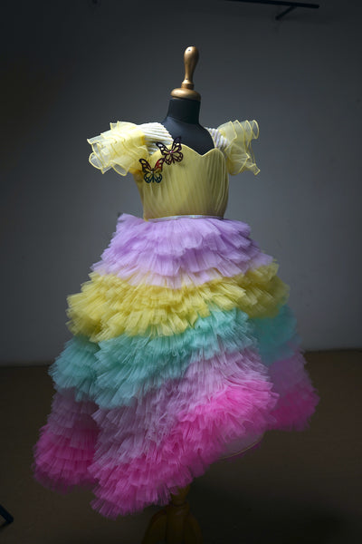 Fairy Tale Yellow Baby Dress