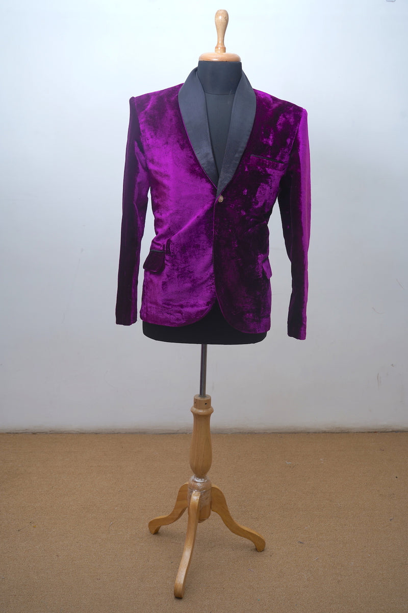 Voilet Velvet Suit