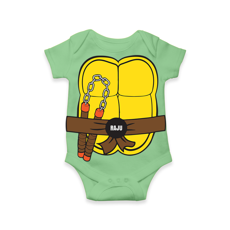 Little Ninja Turtle Romper | Personalized Baby Outfit for Tiny Heroes