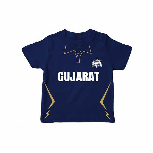 Gujarat Inspired Kids Cricket Jersey T-Shirt – Titans Edition