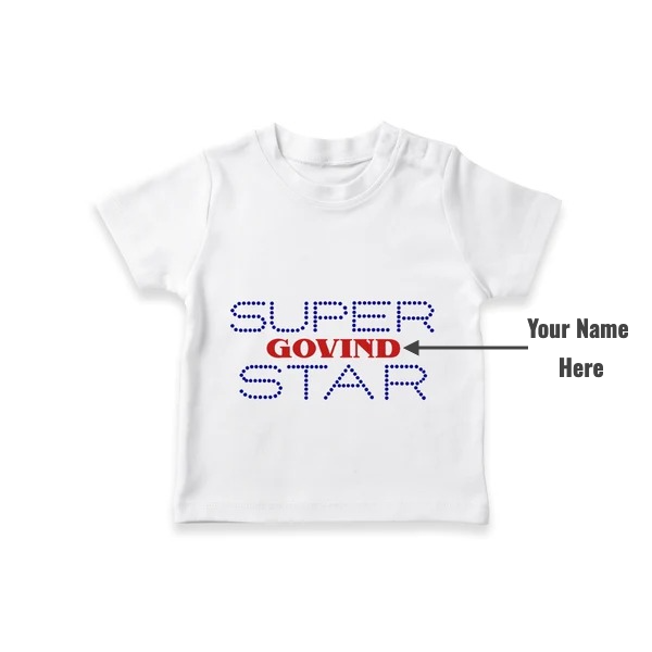 Super Star Graphic Print Baby T Shirt