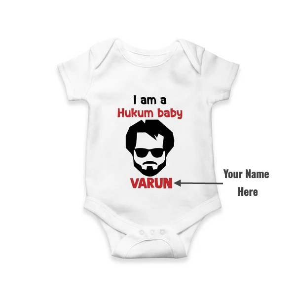 Hukum Baby Graphic Print Romper