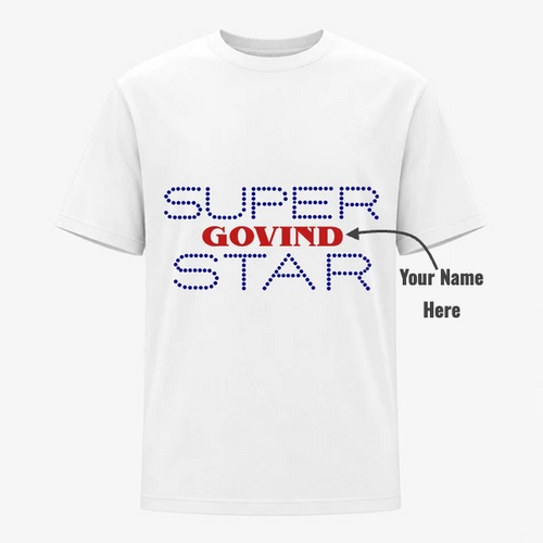 Super Star Graphic Print Adult T-Shirt