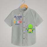 "Its cool to be kind" - Quirky Casual shirt with customised name