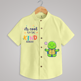 "Its cool to be kind" - Quirky Casual shirt with customised name