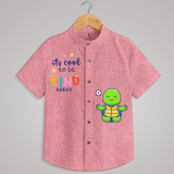 "Its cool to be kind" - Quirky Casual shirt with customised name