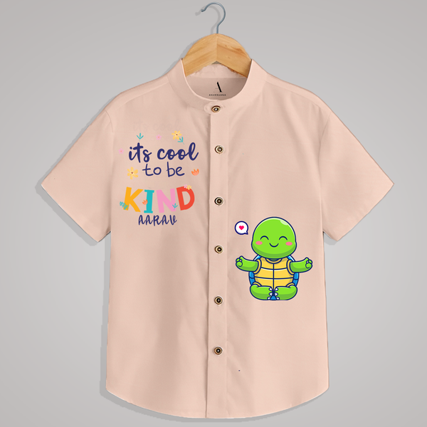 "Its cool to be kind" - Quirky Casual shirt with customised name