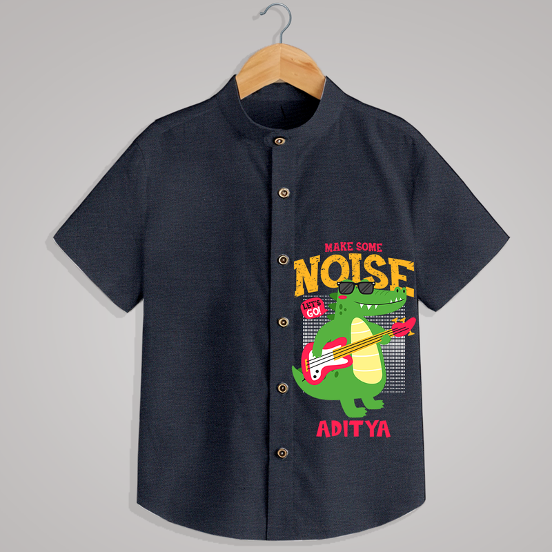 "Make some noise" - Quirky Casual shirt with customised name