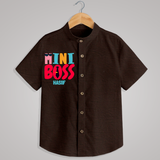 "Mini boss" - Quirky Casual shirt with customised name