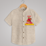 "Mom & Dad Treasure" - Quirky Casual shirt with customised name