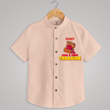 "Mom & Dad Treasure" - Quirky Casual shirt with customised name