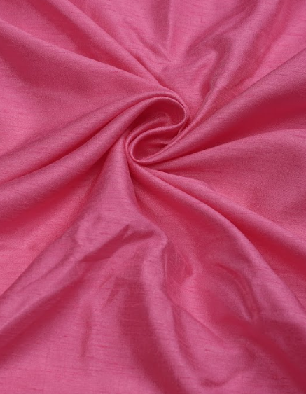 Rose Pink & Cream Raw Silk Family Combo Set