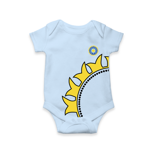 The 1999 Golden Crest Romper - Featuring the memorable yellow BCCI logo.