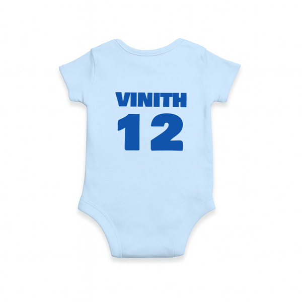 Personalized India Cricket Baby Romper | Jersey with Name