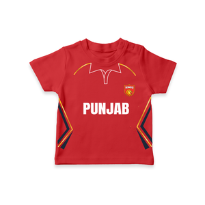 Punjab Inspired Kids Cricket Jersey T-Shirt – Kings Red Edition