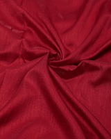 Crimson Red & Cream Raw Silk Family Combo Set