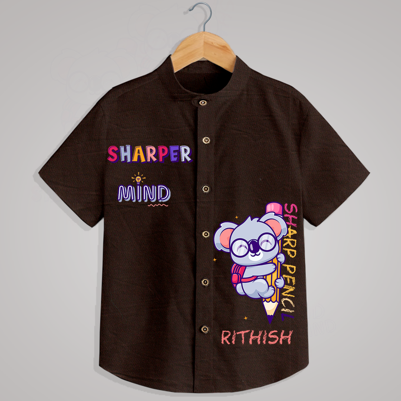 "Sharper mind " - Quirky Casual shirt with customised name