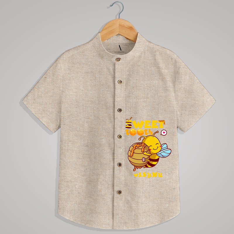 "Sweet tooth" - Quirky Casual shirt with customised name