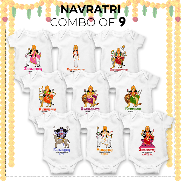 Navadurga Divine Baby Romper Combo 9