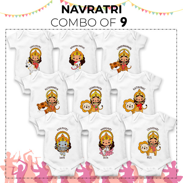 Navaratri Divine Goddess Romper combo 9