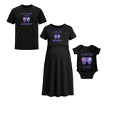 Player 3 Has Entered the Game – Mommy, Daddy & Baby Family Black Combo