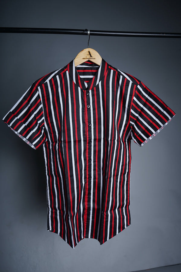 Cotton Striped Mens Shirt