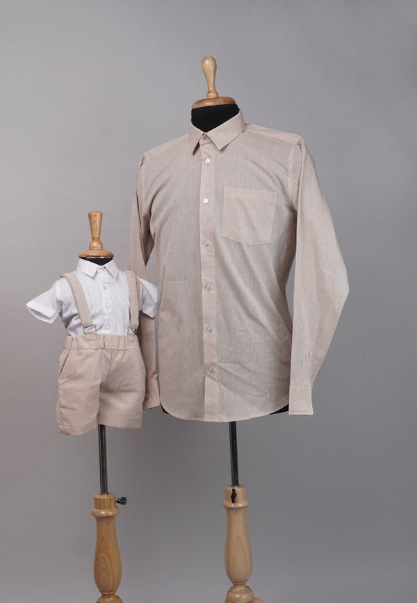 Sandal Cotton Dad and Son Combo Matching Set