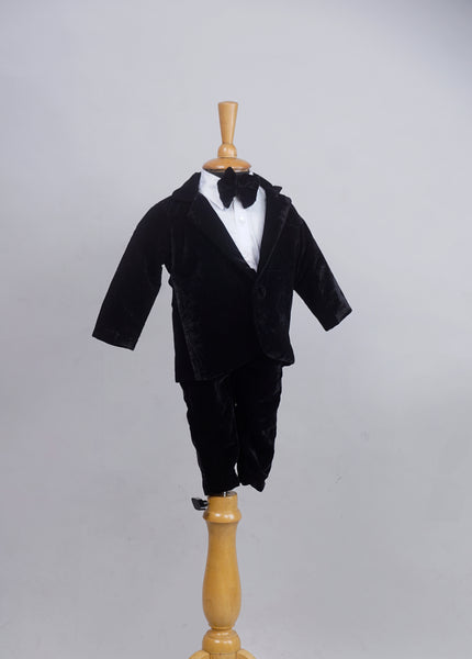 Black Party Blazer Set for kids