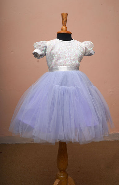 Lavender Sequin Fairy Tale Gown